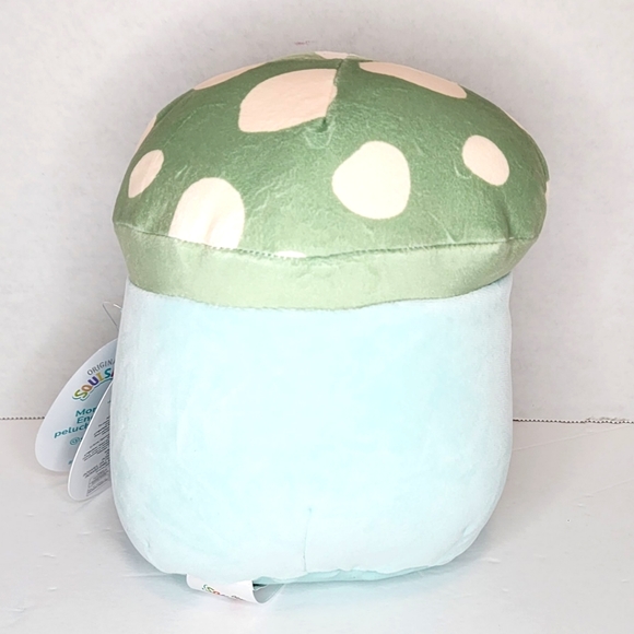 BO LYNN 🍄 FTM ☆ Blue Green Mushroom w Furry Belly Original Squishmallow ☆ NWT ☆ - Picture 6 of 7